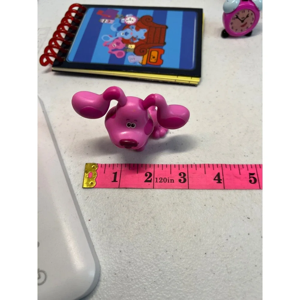 Blues Clues and You Figure Lot Josh Steve Blue Magenta Handy Dandy Notebook Toy
